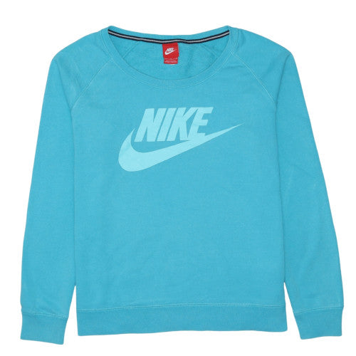 Nike Women's Blue Crew Neck Pullover Sweatshirt Size M