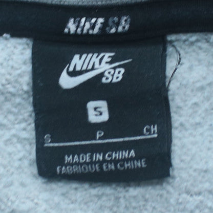 Nike SB Mens Grey Small Pullover Sweatshirt Crew Neck Fleece