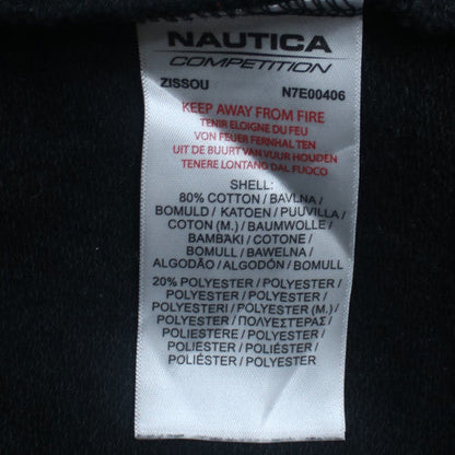 Nautica Competition Men's Black XL Pullover Hoodie with Embroidered Logo