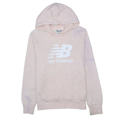 New Balance Womens Pink Pullover Hoodie Size 12 Cotton Blend