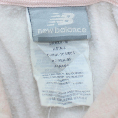 New Balance Womens Pink Pullover Hoodie Size 12 Cotton Blend