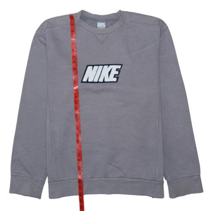 Nike Mens Grey Crew Neck Pullover Sweatshirt L Sports Fleece