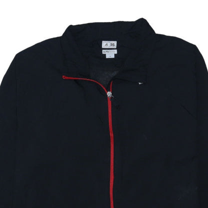 adidas Men's Black XL ClimaProof Windbreaker Jacket
