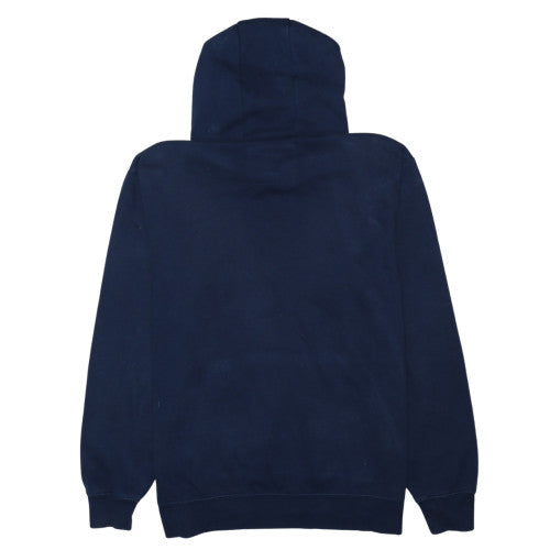 Quiksilver Mens Blue XL Pullover Hoodie Graphic Fleece Sweatshirt