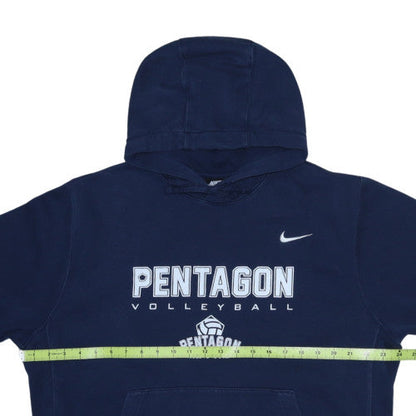 Nike Men's Blue Pullover Hoodie L Graphic Sports Fleece