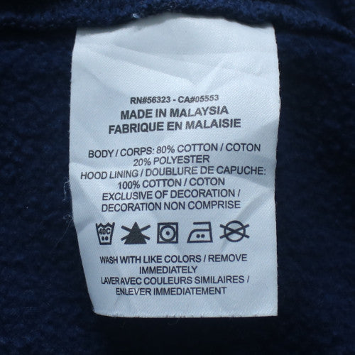 Nike Men's Blue Pullover Hoodie L Graphic Sports Fleece