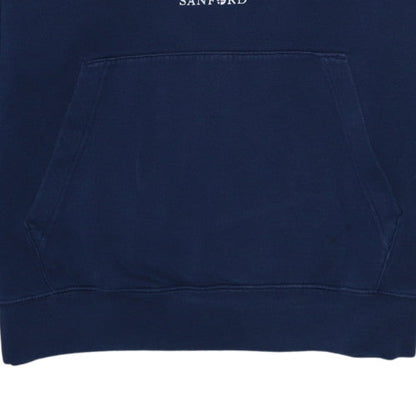 Nike Men's Blue Pullover Hoodie L Graphic Sports Fleece
