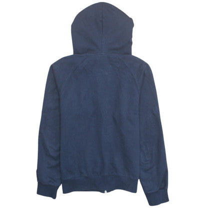 Nike Men's Navy Blue Full Zip Hoodie Small Cotton Blend