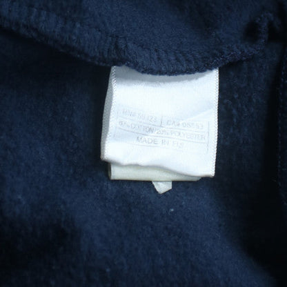 Nike Men's Navy Blue Full Zip Hoodie Small Cotton Blend