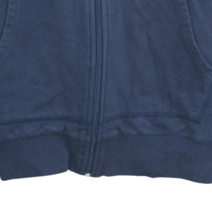 Nike Men's Navy Blue Full Zip Hoodie Small Cotton Blend