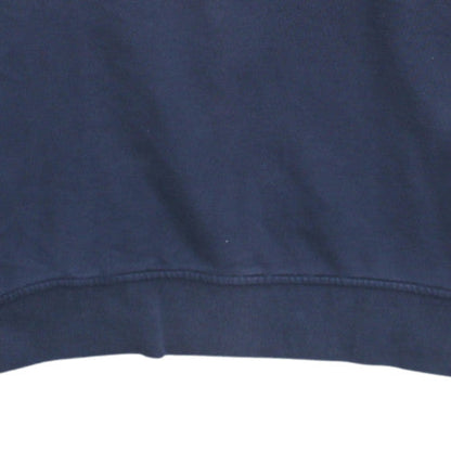 Lacoste Mens Blue Crew Neck Sweatshirt Size M Logo Pullover