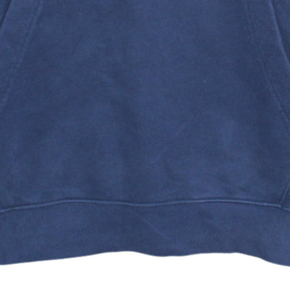 Nike Men's Blue Pullover Hoodie Small Logo Sports Fleece