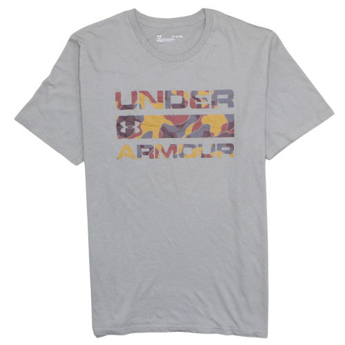 Under Armour Men's Grey XL Graphic Print T-Shirt Loose Fit