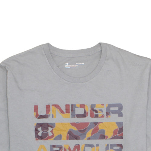 Under Armour Men's Grey XL Graphic Print T-Shirt Loose Fit