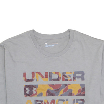 Under Armour Men's Grey XL Graphic Print T-Shirt Loose Fit
