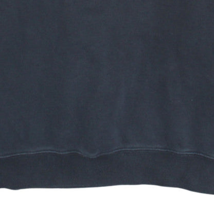 Champion Womens Black XL Pullover Sweatshirt Crew Neck Logo Casual