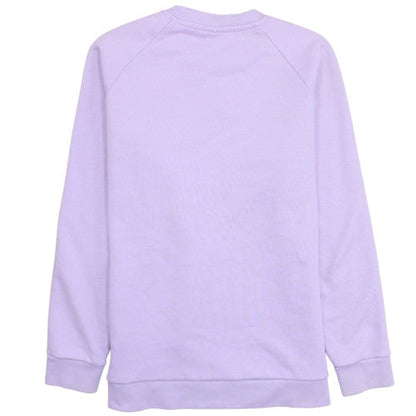 Adidas Womens Purple Crew Neck Pullover Sweatshirt Size M