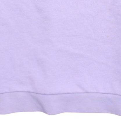 Adidas Womens Purple Crew Neck Pullover Sweatshirt Size M