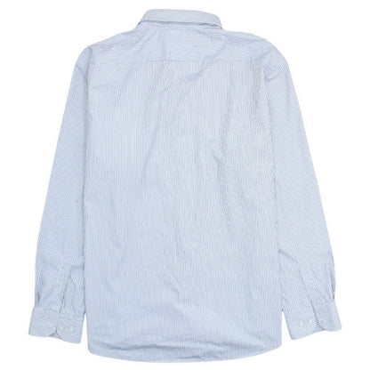 BOSS Men's Blue Striped Regular Fit Long Sleeve Button-Up Shirt 16