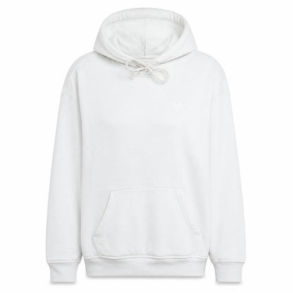 Adidas Women White Size 8 Pullover Hoodie Cotton Blend