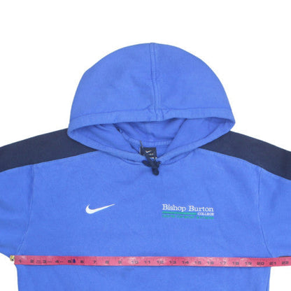 Nike Men’s Blue Pullover Hoodie Bishop Burton College M Fleece