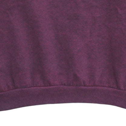 Adidas Mens Purple Crew Neck Logo Sweatshirt L Vintage Pullover