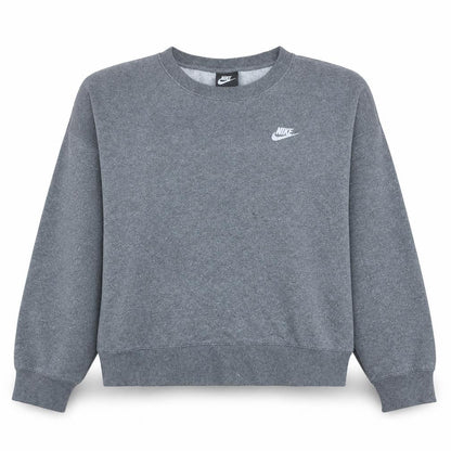 Nike Womens Grey Crew Neck Sweatshirt Size 2XL Cotton Blend Logo