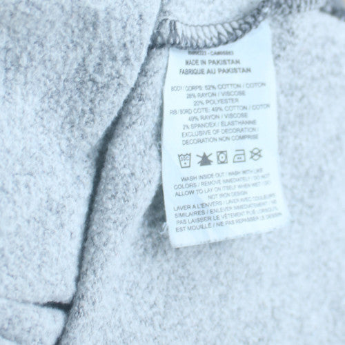 Nike Womens Grey Crew Neck Sweatshirt Size 2XL Cotton Blend Logo