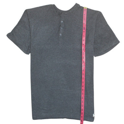 Polo Ralph Lauren Men’s Grey Henley Short Sleeve T-Shirt XL