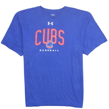 Under Armour Men’s Blue Cubs Baseball 2XL Crew Neck T-Shirt