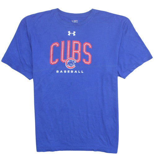 Under Armour Men’s Blue Cubs Baseball 2XL Crew Neck T-Shirt