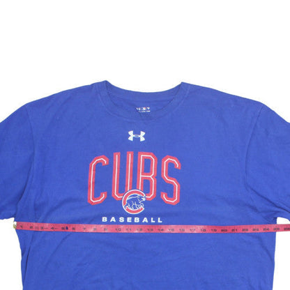 Under Armour Men’s Blue Cubs Baseball 2XL Crew Neck T-Shirt