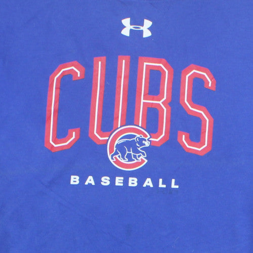 Under Armour Men’s Blue Cubs Baseball 2XL Crew Neck T-Shirt
