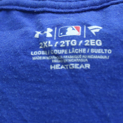 Under Armour Men’s Blue Cubs Baseball 2XL Crew Neck T-Shirt