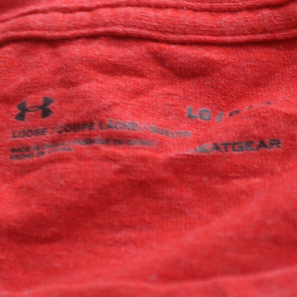 Under Armour Men's Red Fairleigh Dickinson Graphic T-Shirt Size L Loose Fit