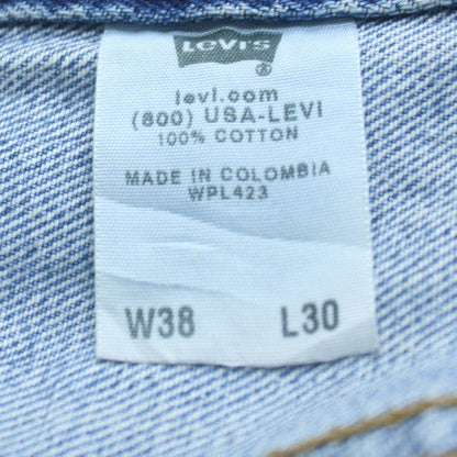 Levi's Men's Blue 38x30 Straight Leg Jeans Classic Denim