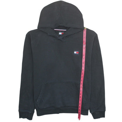 Tommy Jeans Men's Black 2XL Pullover Hoodie with Logo