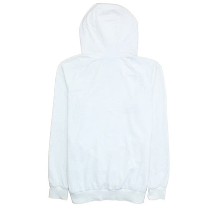 Gymshark Women White Pullover Hoodie M Cotton Blend Activewear