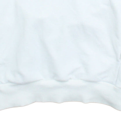 Gymshark Women White Pullover Hoodie M Cotton Blend Activewear