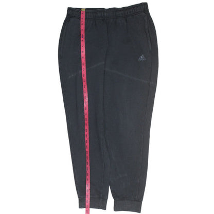 Adidas Men's Black Fleece Jogger Trousers Size M Regular Fit