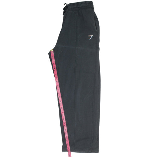 Gymshark Mens Black M Jogger Sweatpants with Drawstring Waist
