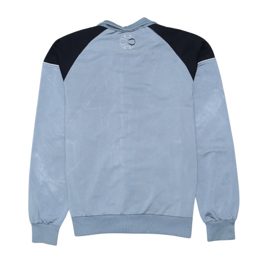 adidas Mens Blue Full Zip Sports Sweatshirt Size 164 Regular Fit