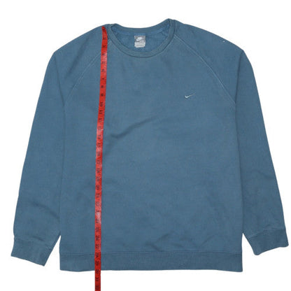 Nike Men's Blue 2XL Pullover Crew Neck Fleece Sweatshirt