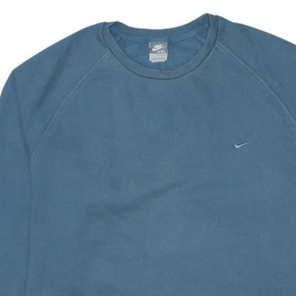 Nike Men's Blue 2XL Pullover Crew Neck Fleece Sweatshirt