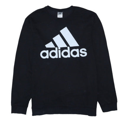 Adidas Men's Black 2XL Pullover Crew Neck Sweatshirt