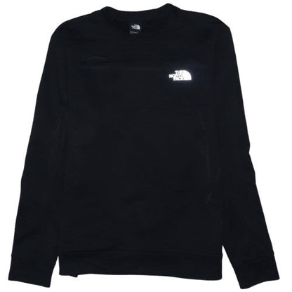 The North Face Mens Black Large Crew Neck Sweatshirt Classic Pullover