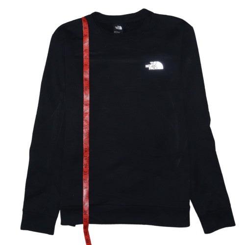 The North Face Mens Black Large Crew Neck Sweatshirt Classic Pullover