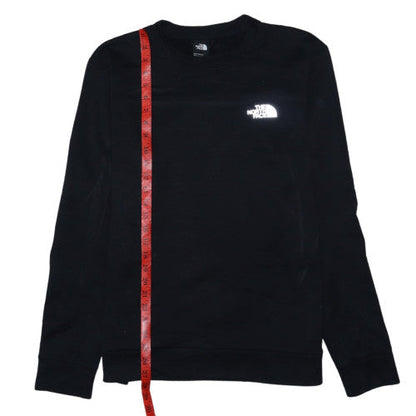 The North Face Mens Black Large Crew Neck Sweatshirt Classic Pullover