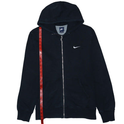 Nike Men’s Black Full Zip Fleece Hoodie Size L Regular Fit