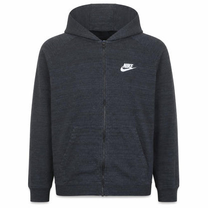 Nike Men's Black XL Full Zip Hooded Sweatshirt Hoodie
